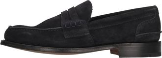 Churchs Schoenen, Heren, Blauw, 40 EU, Leer, Pembrey Moccasin