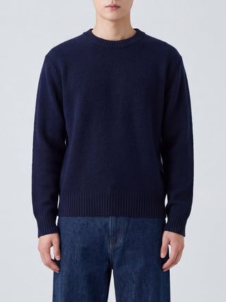 Lisa Yang 100% Cashmere Crewneck Jumper with Dropped Shoulders