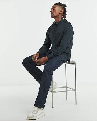 Tommy Hilfiger Flex Poplin Shirt - Black