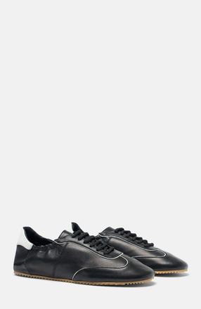 Scarosso Riley Sneakers in Black - Calf at Nordstrom, Size 38.5