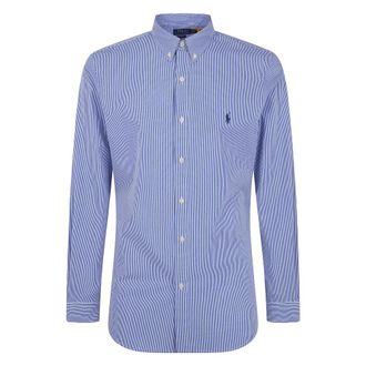 Polo Ralph Lauren Overhemden, Heren, Blauw, XL, Casual Shirts