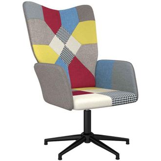 vidaXL Poltrona Relax in Tessuto Patchwork - Vidaxl