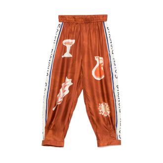 Alemais Dames, Broeken, Bruin, Maat: 2XS Zijde