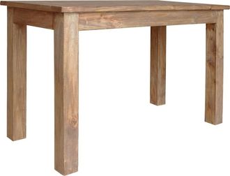 vidaXL Mesa De Comedor De Madera Maciza De Caoba 120x60x77 Cm Vidaxl