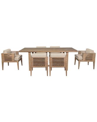 Armen Living Vivid Outdoor Patio 7Pc Dining Set