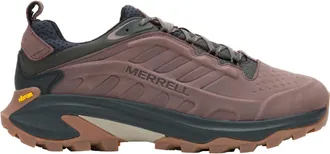 Merrell Mens Moab Speed 2 Leather Waterproof Hiking Shoes Purple 10