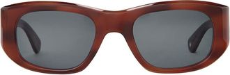 Garrett Leight LAGUNA SUN VINBRT/BS Mens Sunglasses Tortoiseshell Size 50