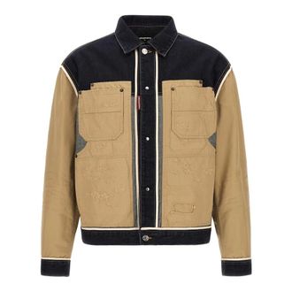 Dsquared2 Hombre, Chaquetas, Beige, Talla: XL