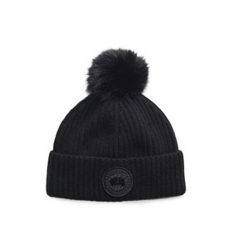 Canada Goose 5106W-9061 Cashmere Blend Pom Toque