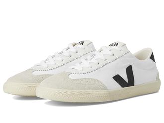 Veja Volley Mens Shoes White/Black : EU 40 (US Mens 7) M, Leather