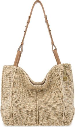The Sak Los Feliz Medium Crochet Tote Bag in Bamboo Static at Nordstrom