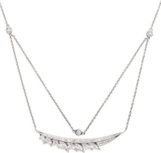 Stephen Webster 18kt white gold Magnipheasant multi-chain diamond necklace - women - Diamond/18kt White Gold - One Size - Silver