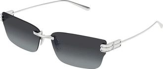 Balenciaga Sunglasses, female, Gray, Size: 63 MM Cat Eye Sunglasses