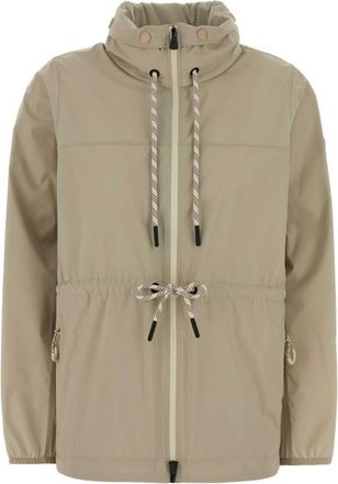 Moncler Grey Solid Hood Jacket
