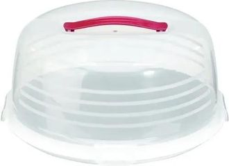 Curver Caja Para Pastel Curver Cake Storage Box F&aacute;cil De Limpiar Tapa Transparente