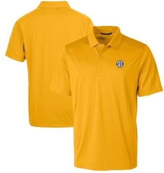 Cutter & Buck Mens Cutter & Buck Gold SEC Gear Prospect Textured Stretch Polo at Nordstrom, Size Medium