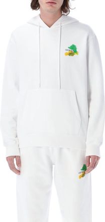 Off-white White Graphic Regular Hoodie