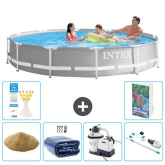 Intex Piscina Prism Frame Redonda - 366x76 Cm - 7-piezas S89