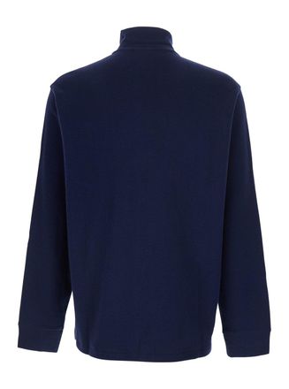 Polo Ralph Lauren Half-Zip Cotton Sweatshirt - Navy