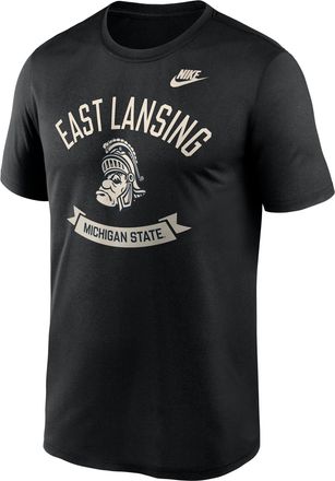 Nike Michigan State Hometown Legend Nike Mens Dri-FIT College T-Shirt in Black | NKGK00AMSV-VH1
