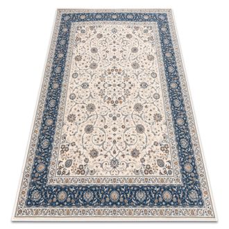RugsX Rugsx - Alfombra Nain Ornamento, Marco, 7179/51613 Beige / Azul Beige 200x300 Cm