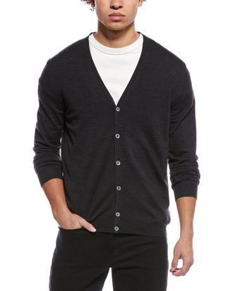 Slowear Zanone by Slowear V-Neck Wool-Blend Cardigan
