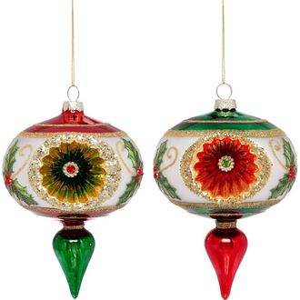 Mark Roberts Holly Berry Finial Ornament, Set of 6 in Red at Nordstrom
