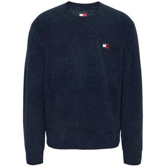 Tommy Jeans Sweaters Waffle Sweater Blauw