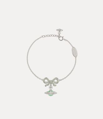 Vivienne Westwood Octavie Bracelet Platinum-apple-green-light-green-cz Platinum-apple-green-light-green-cz Women