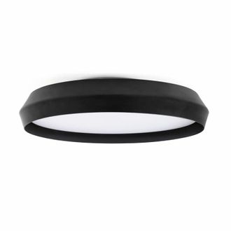 Faro Barcelona Faro Barcelona - Shoku 600 Aplique/plaf&oacute;n Negro 64278