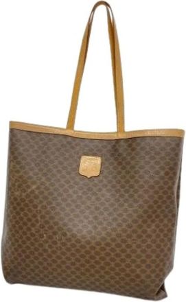 Celine Pre-owned Tote Bags, female, Brown, Size: ONE SIZE Pre-owned Vintage PVC Tote Bag