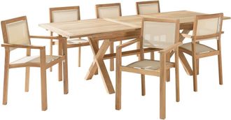 Macabane Conjunto de sal&oacute;n de jard&iacute;n para 8/10 personas