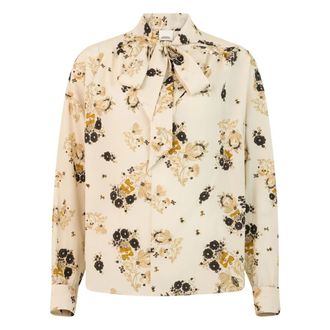 Isabel Marant Dames, Blouses & Shirts, Beige, Maat: S Zijde