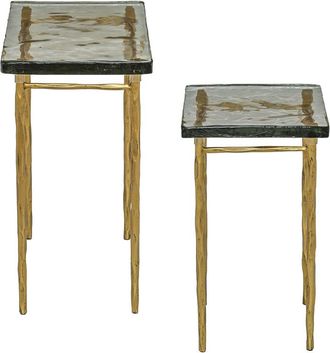 Safavieh Couture Mckenzie Glass Nesting Tables