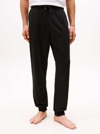 Tommy Hilfiger Sweathose, Herren, Gr. XXL (56), N-Gr, schwarz, Sweatware, Obermaterial: 50% Baumwolle, 50% Polyester, TOMMY HILFIGER UNDERWEAR, normal, Hosen Sweatho