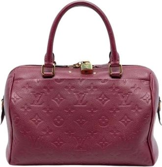 Louis Vuitton Pre-owned Handbags, female, Red, Size: ONE SIZE Pre-owned Speedy Bandouliere 25
