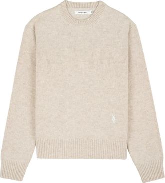 Sporty & Rich Maglione con ricamo - Toni neutri