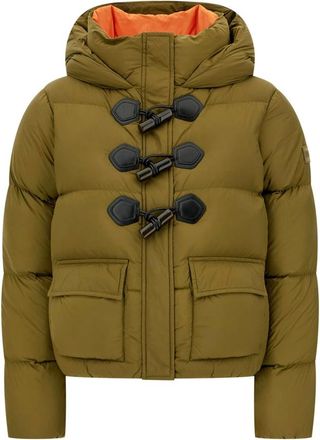 Ganni Mini Puffer Jacket - Dames - Jassen - Groen - Maat: XS Polyamide