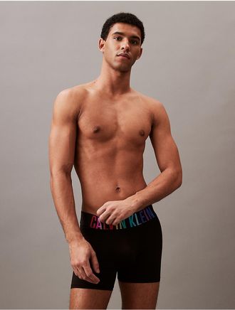 Calvin Klein Mens Intense Power Pride Boxer Brief - Black - XL