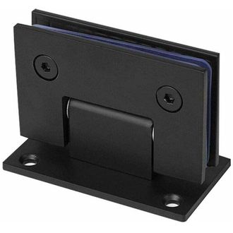 OEM Bisagra De Ducha Doble De 90 Grados Con Clip De Acero Inoxidable Para Ba&ntilde;o, Accesorio Para Puerta De Vidrio (negro)