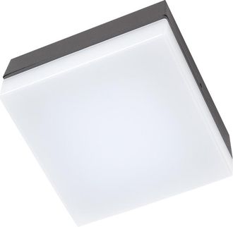 Fabrilamp Aplique Azibo Ip54 1x4,2w Led 323lm 4000k L.14xan.14xal.6cm Aluminio+pl&aacute;stico Antracita