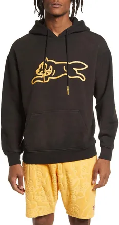 Icecream Icecream Strato Hoodie Mens Black Graphic Print Cotton Pullover POSH057