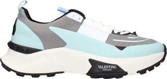 Valentino Garavani Sneakers Uomo Tessuto Grigio/Celeste