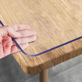OEM Tovaglia Trasparente Spessa 60 X 120 Cm, Impermeabile E Lavabile, Protezione Per Tavolo Trasparente In Pvc, Protegge Dai Graffi