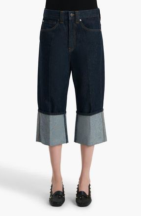 Khaite Boyle Ankle Wide Leg Jeans in Benson at Nordstrom, Size 29