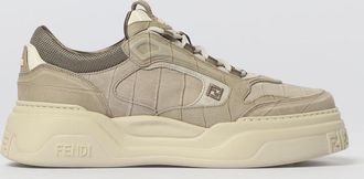Fendi Sneakers Force Fendi in nabuk stampa cocco
