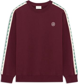 Dr&ocirc;le de Monsieur Crewneck Sweatshirt - Heren - Sweatshirts - Rood - L - Katoen - Hoodies & sweatvesten