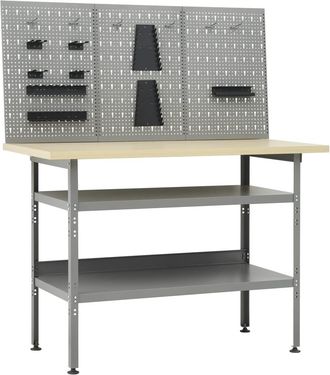 vidaXL Vidaxl - Banco De Trabajo Con Tres Paneles De Pared