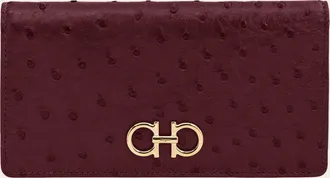 Ferragamo Women Gancini continental wallet Violet