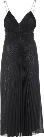 Marco De Vincenzo Marco cenzo De Slit Front Button Down Pleated Dress Size S